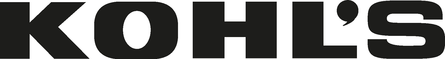 Kohl's Black Logo Vector Logo